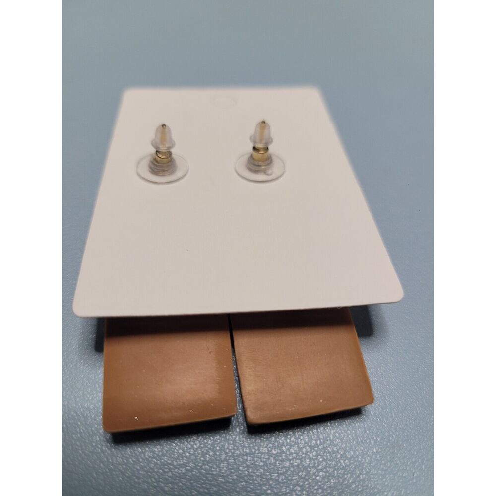 Handmade Mexican Terra Cotta Barro‎ Inspired Dangle Post Earrings Light Weight - Picture 6 of 6
